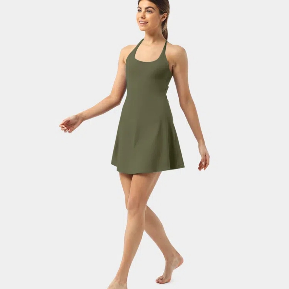 Everyday Cloudful™ Fabric Backless 2-in-1 Activity Dress. Large